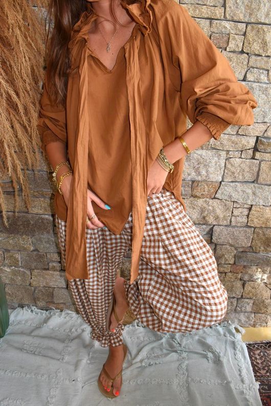 Larc Poet Blouse Hazelnut